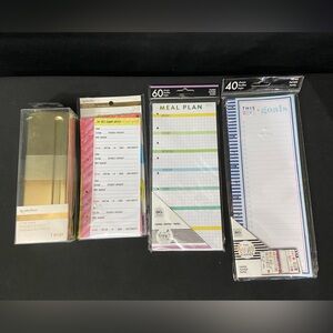 The Happy Planner Girl + Recollections Planner Bundle Hole Punch, Meal Plans, we